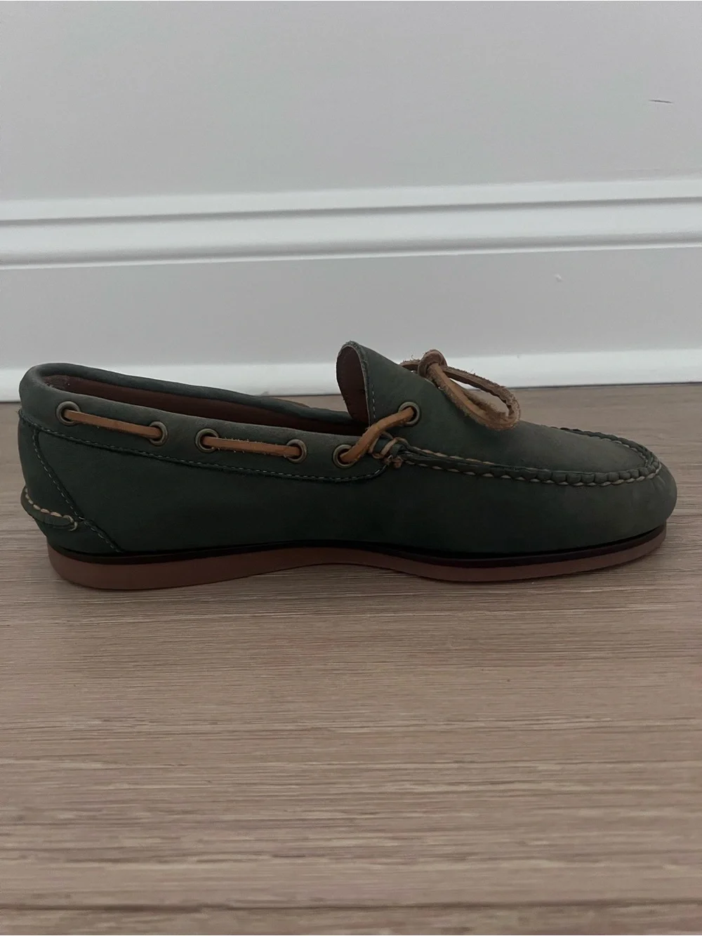LL Bean Size 8D Signature Blue Boat Shoes Loafers Moccasins Mens Brand New